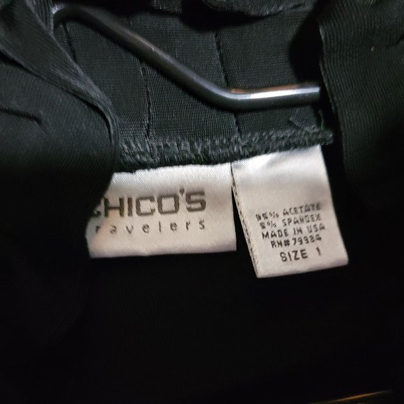 Chico's Black Draped Cardigan - Picture 4 of 9